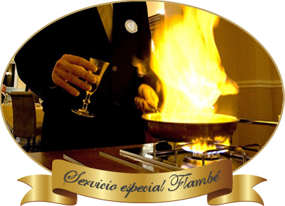 Servicio especial Flambé en Barcelona